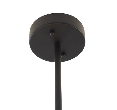Bethel International in Black and Shiny Brass LED Chandelier Model: MU151C34BR
