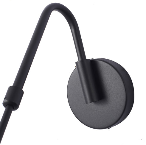 Bethel International in Black and Shiny Brass LED Wall Sconce Model: MU152W25BR