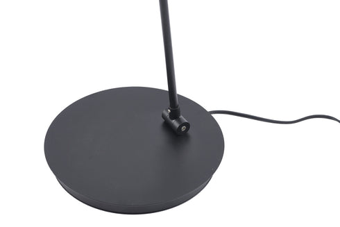 Bethel International in Black and Stain Brass LED Floor Lamp Model: MU149F64BR