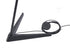 Bethel International in Black and Stain Brass LED Floor Lamp Model: MU153F54BR