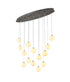Bethel International in Black Chandelier Model: WHP48BLK