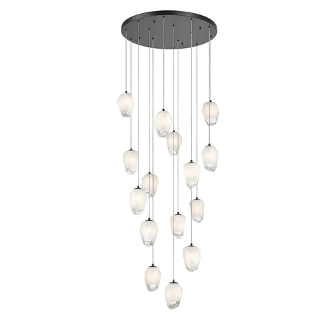 Bethel International in Black Chandelier Model: YS99C24BLK