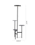 Bethel International in Black LED Floor Lamp Model: MU148F70BLK