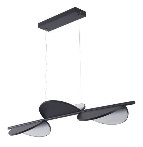 Bethel International in Black LED Pendant Model: MU122C50BLK