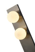Bethel International in Black Wall Sconce Model: MU150W18BR