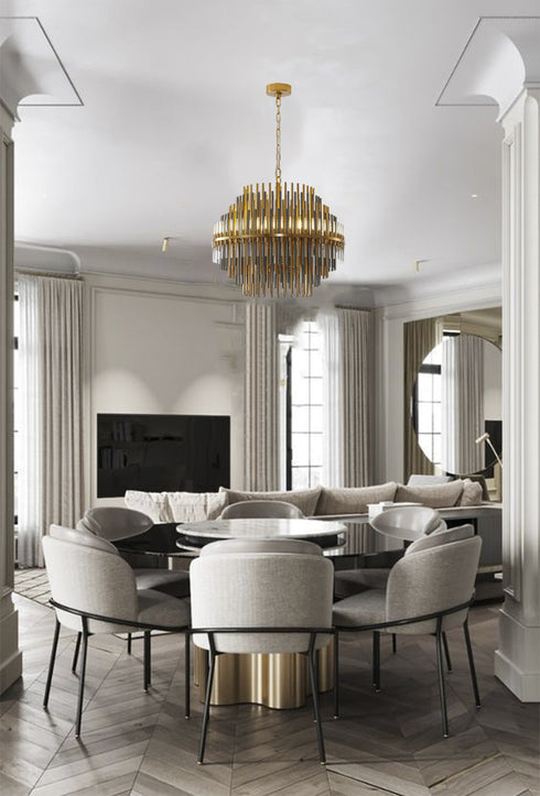 Bethel International in Brass Chandelier Model: MSF05C24G