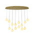 Bethel International in Brass Chandelier Model: WHP48BR