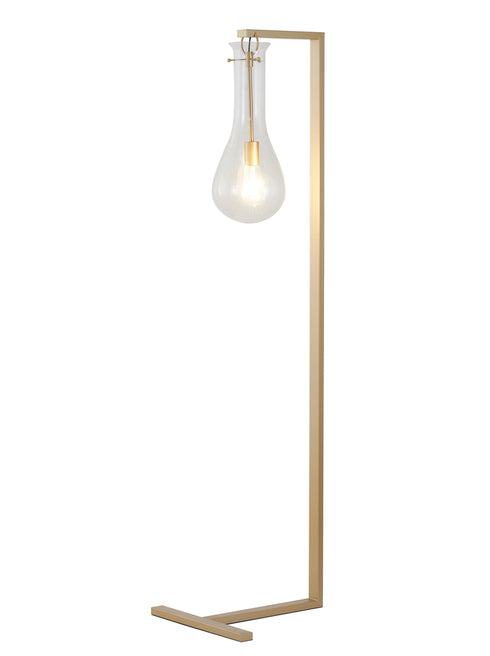 Bethel International in Brass Floor Lamp Model: DU36