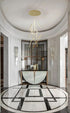 Bethel International in Brass LED Chandelier Model: LTY01C32BR