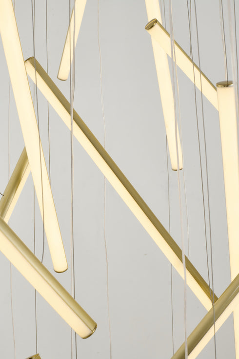 Bethel International in Brass LED Chandelier Model: LTY01C32BR