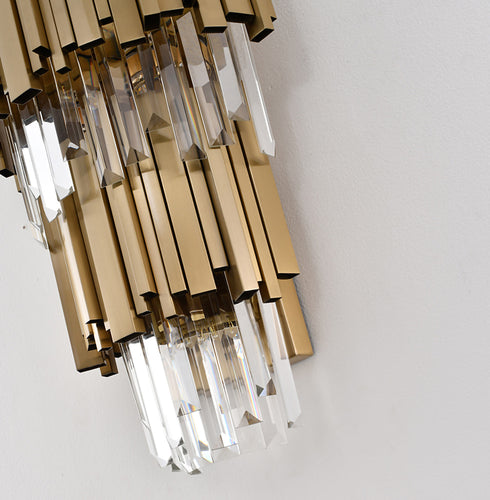 Bethel International in Brushed Gold Wall Sconce Model: MU24-2W19BR
