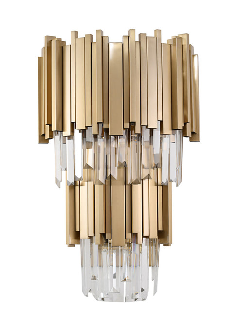Bethel International in Brushed Gold Wall Sconce Model: MU24-2W19BR