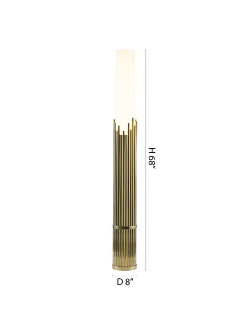 Bethel International in Champagne Gold Floor Lamp Model: MU137F29GD