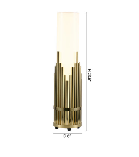 Bethel International in Champagne Gold Table Lamp Model: MU136T24GD