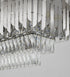Bethel International in Chrome Rectangular Frame Chandelier Model: GL406C38CH