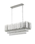 Bethel International in Chrome Rectangular Frame Chandelier Model: GL406C38CH