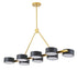 Bethel International in Gold Frame Chandelier Model: BE36C50G