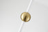 Bethel International in Gold Single Pendant Light Model: DLS114P23W