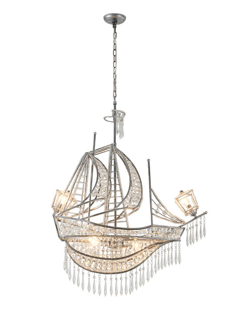 Bethel International in Matte Black Chandelier Model: KO-59M-BLK