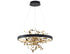 Bethel International in Sand Black LED Chandelier Model: GL351C24B-2