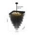 Bethel International in Satin Black Chandelier Model: IMG12C31BK