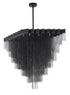 Bethel International in Satin Black Chandelier Model: IMG13C39BK
