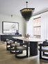 Bethel International in Satin Black Chandelier Model: IMG13C39BK