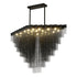 Bethel International in Satin Black Chandelier Model: IMG14C47BK