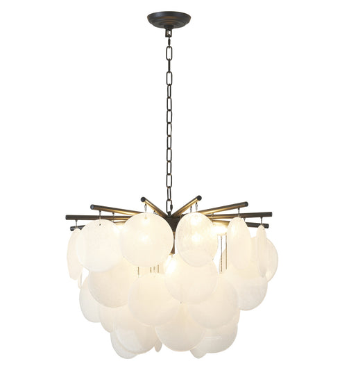 Bethel International in Satin Black Frame Chandelier Model: TD31C23BK