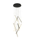 Bethel International in Satin Black LED Chandelier Model: LTY02C24BLK