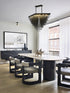 Bethel International in Satin Black Prism Chandelier Model: IMG08C47B