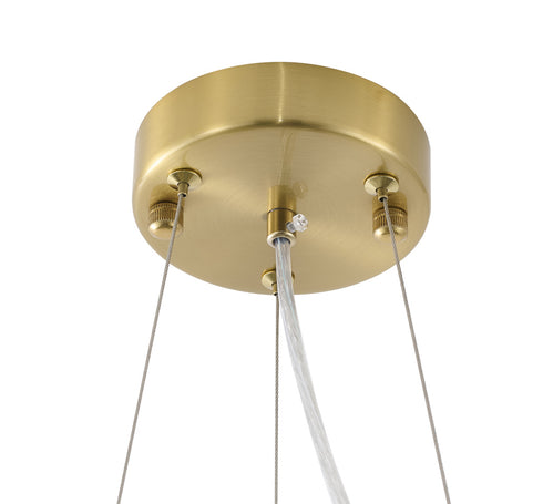 Bethel International in Satin Brass Chandelier Model: MU130C24BR