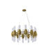 Bethel International in Satin Brass Chandelier Model: MU131C32BR