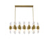 Bethel International in Satin Brass Chandelier Model: MU133C45BR