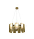 Bethel International in Satin Brass LED Chandelier Model: MU126C9BR