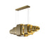 Bethel International in Satin Brass LED Chandelier Model: MU140C60BR