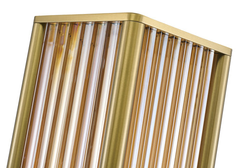 Bethel International in Satin Brass LED Floor Lamp Model: MU139F60BR