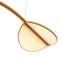 Bethel International in Satin Brass LED Pendant Model: MU123C45BR