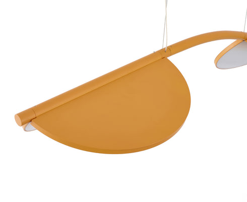 Bethel International in Satin Brass LED Pendant Model: MU123C45BR