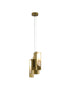 Bethel International in Satin Brass LED Pendant Model: MU127C3BR
