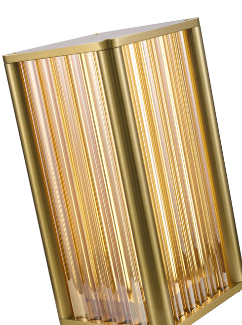 Bethel International in Satin Brass LED Table Lamp Model: MU138T20BR
