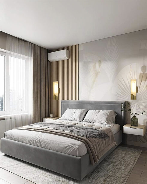 Bethel International in Satin Brass LED Wall Sconce Model: MU128F16BR