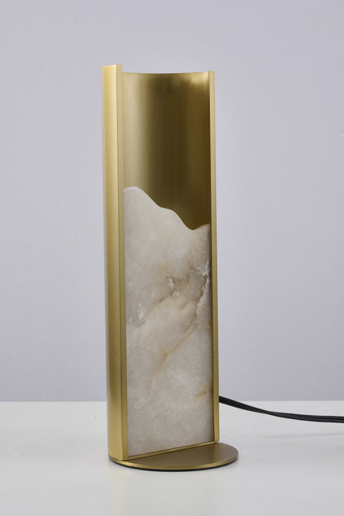 Bethel International in Satin Brass Table Lamp Model: MU129T14BR