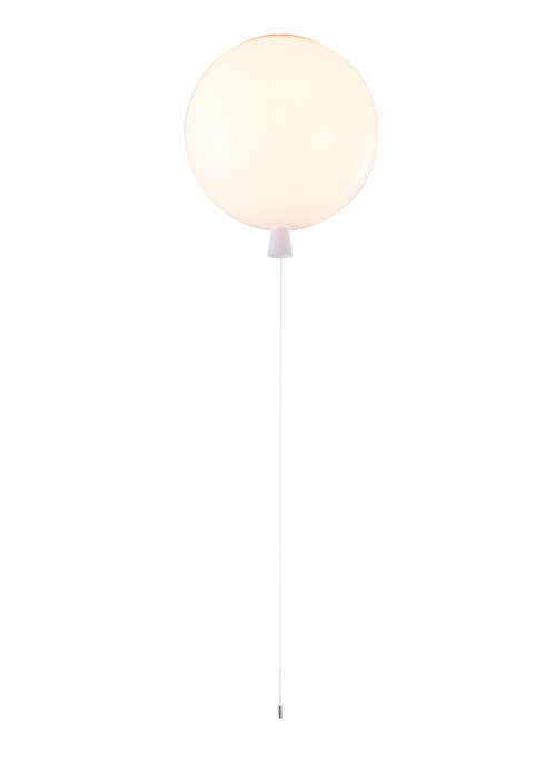 Bethel International in White Acrylic Balloon Semi Flush Mount Model: DLS72FM13W