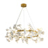 Bethel International Round in Brass Frame Chandelier Model: CX02C31BR