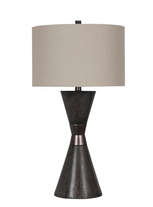 Bethel International Table Lamp in Dark Walnut Model: JTL06KT-DW