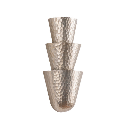 Corbett BUCHAREST Wall Sconce in Warm Silver Leaf Finish Model: 508-03-WSL
