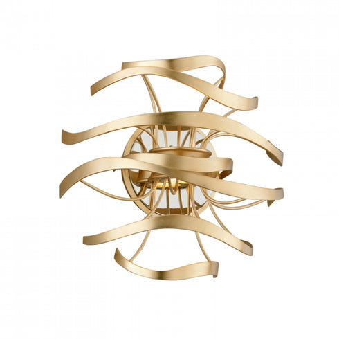 Corbett Calligraphy 2 Light Wall Sconce Model: 216-12-GL/SS