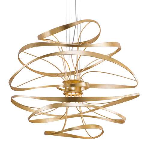Corbett Calligraphy Chandelier in Stainless Steel Finish Model: 216-44-GL/SS
