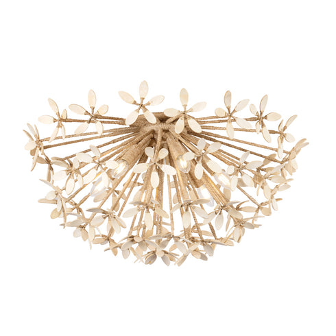 Corbett CORFU Semi Flush in Ivory Coco Finish Model: 511-06-IYC